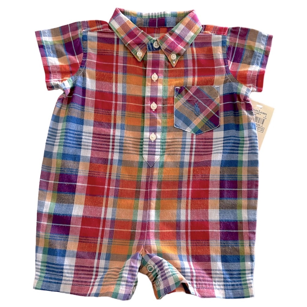 Ralph Lauren Baby Boy Shortall in sizes 3, 6 or 9 months